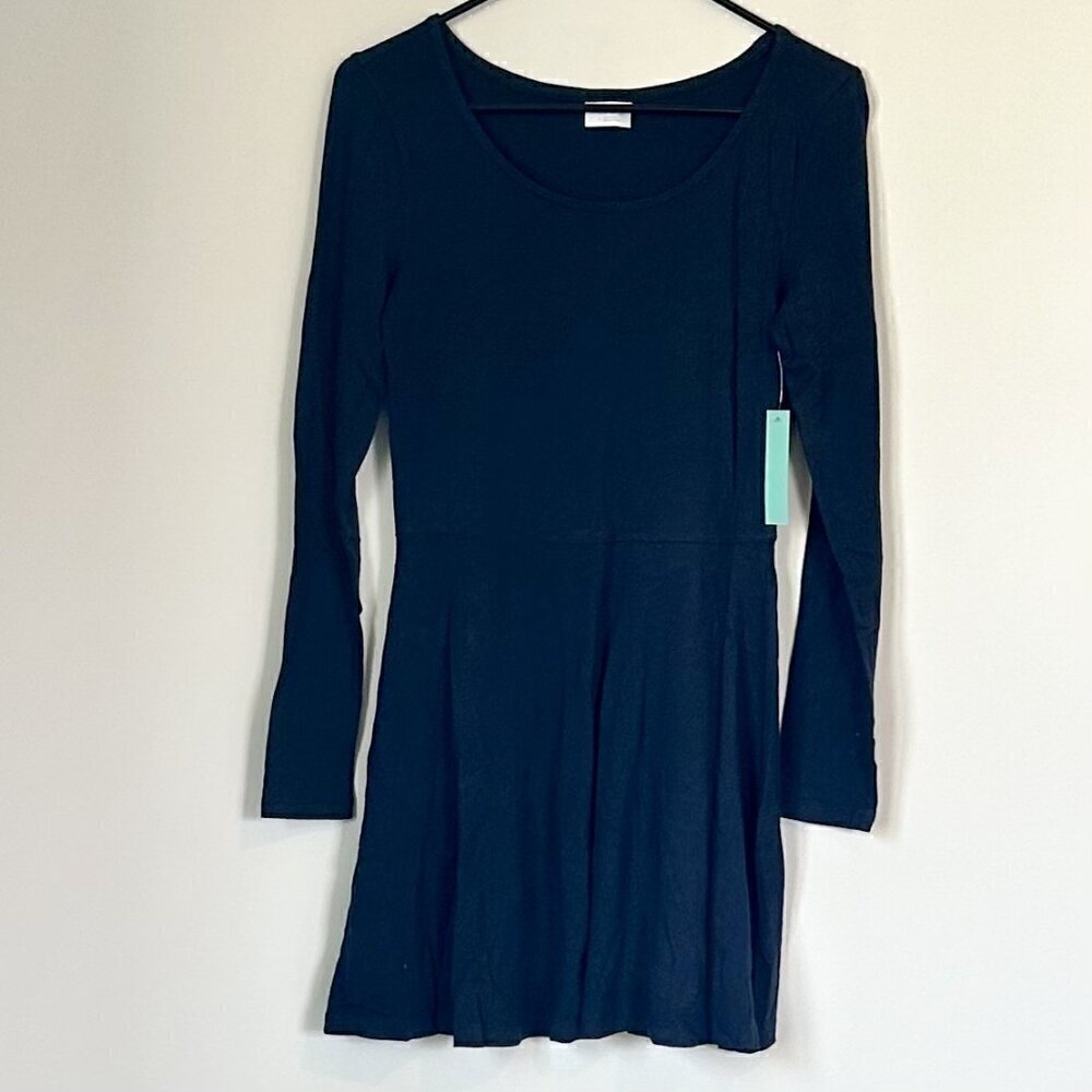 NWT Abound by Nordstrom Long Sleeve Mini Dress in Navy Blazer - Small